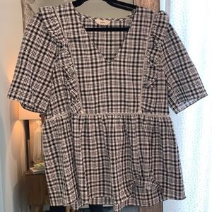 Gingham Boutique Top